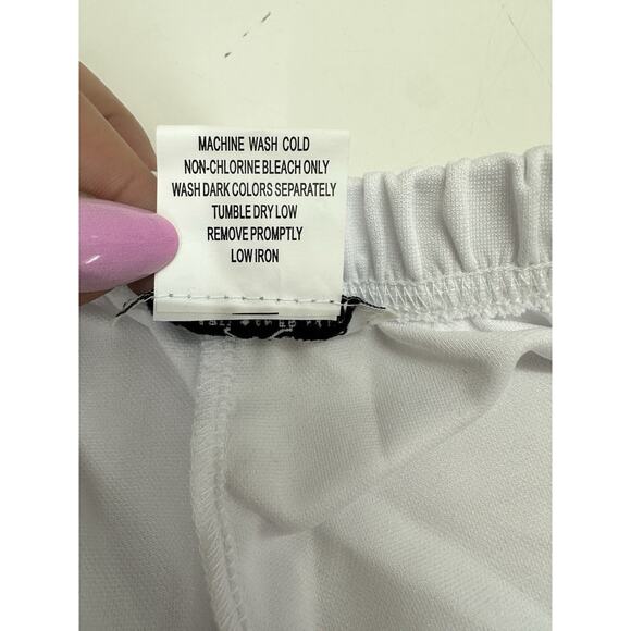 Anthony Richards Womens Pants Size 18 Misses White Knit OPP Pant Elastic Waist - Picture 4 of 12